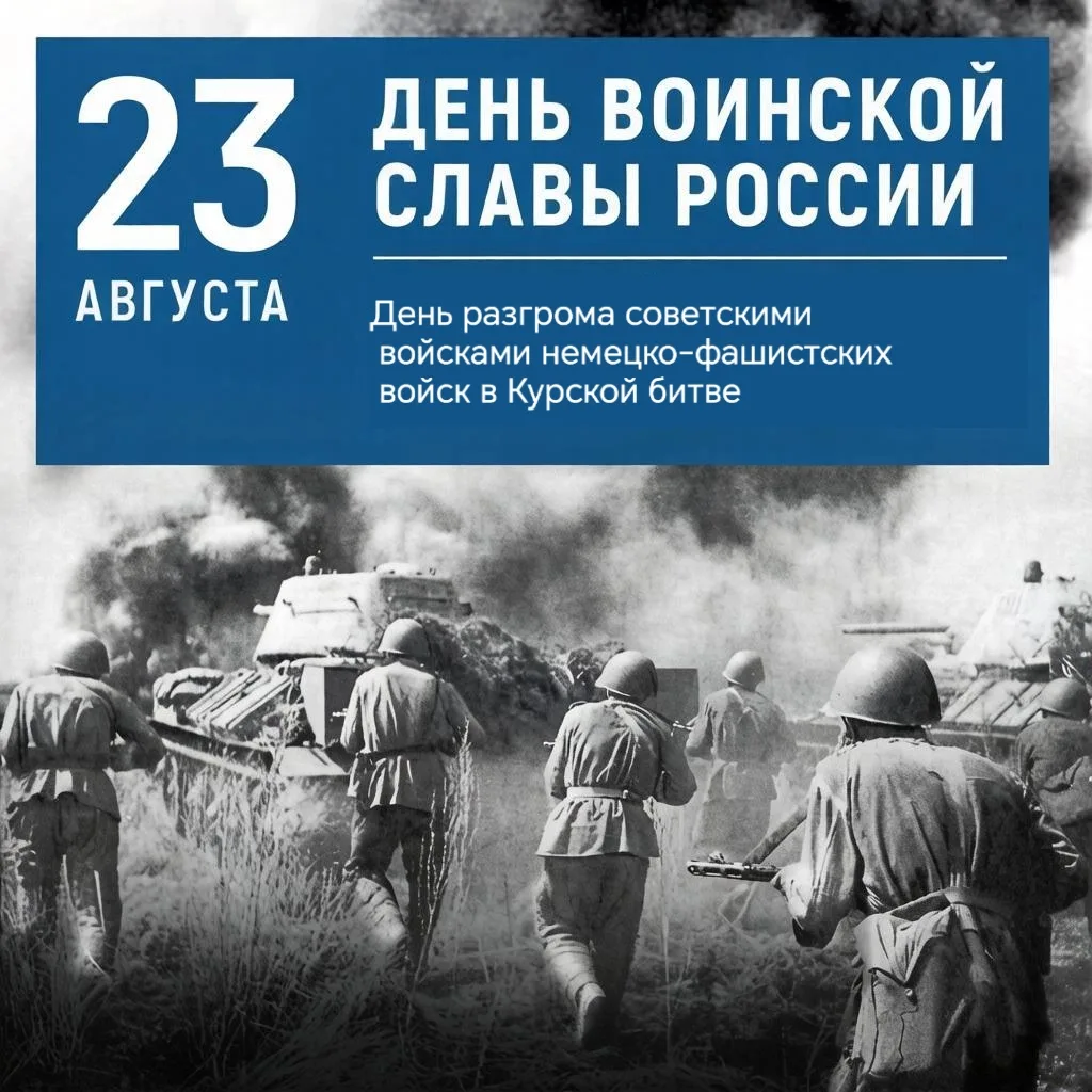 🎖 23 августа — День воинской славы: Курская битва 🎖