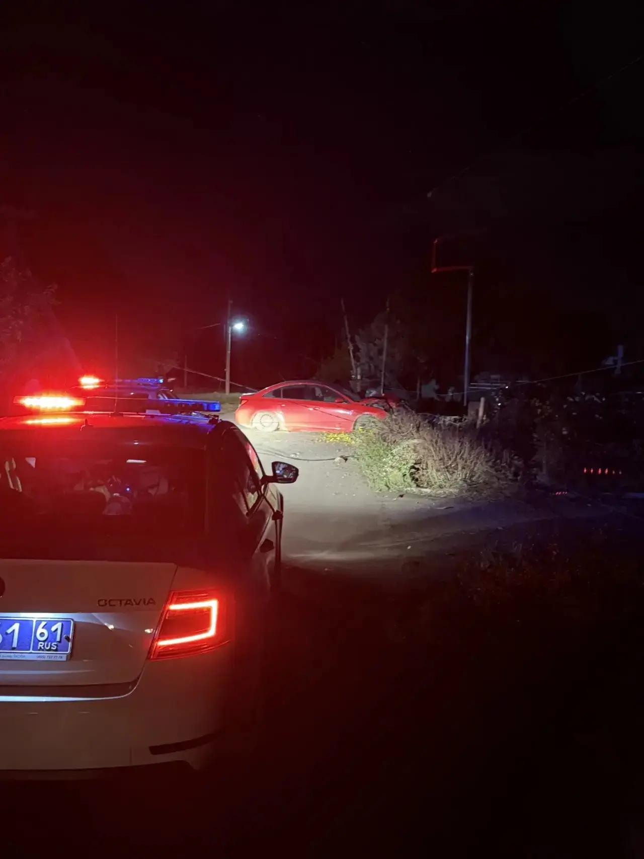 Ночью в Кулешовке автомобиль на большой скорости пролетел со стороны Овощного по трассе...