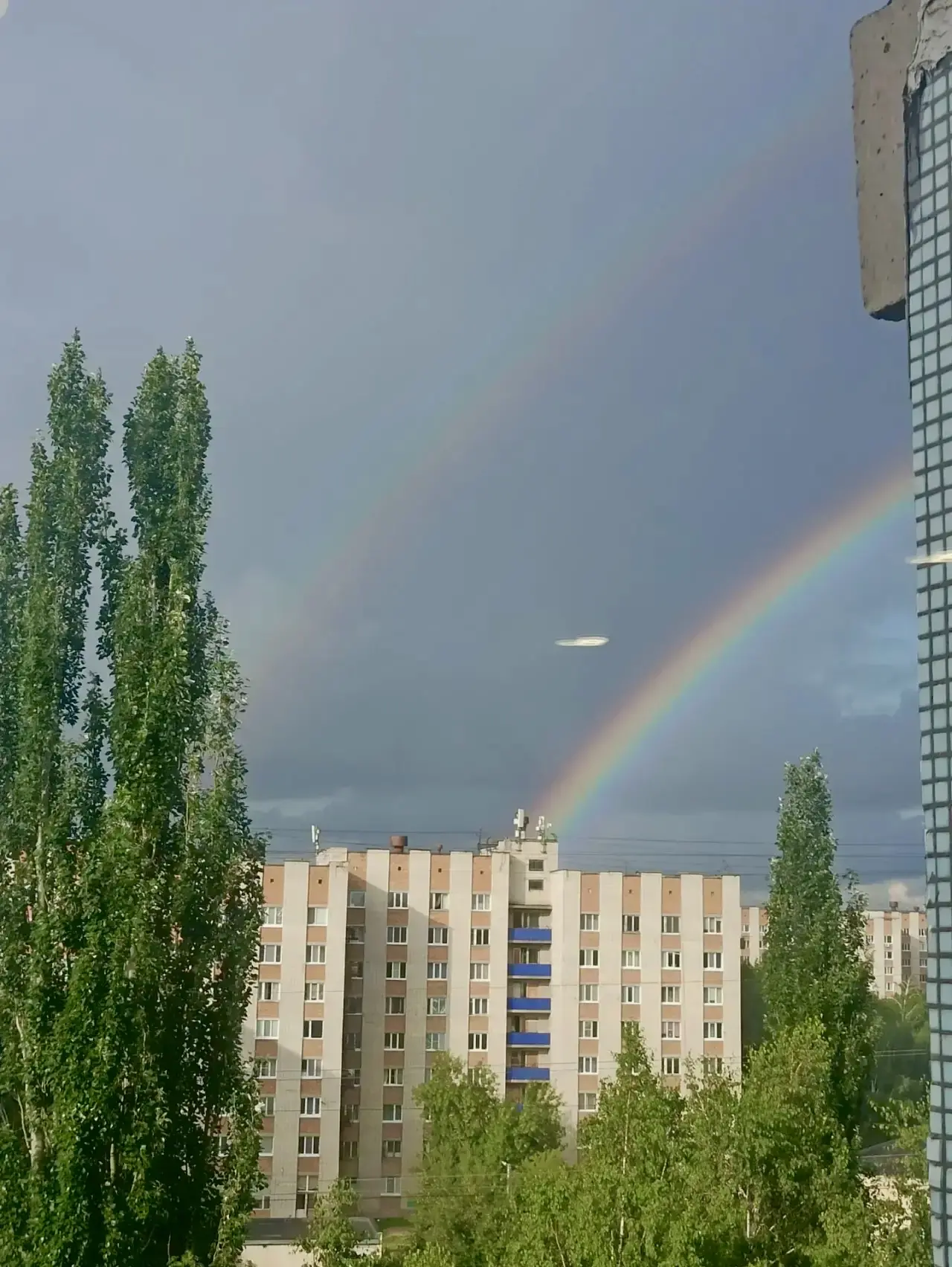 Двойная радуга над Ульяновском — всем смотреть в окно