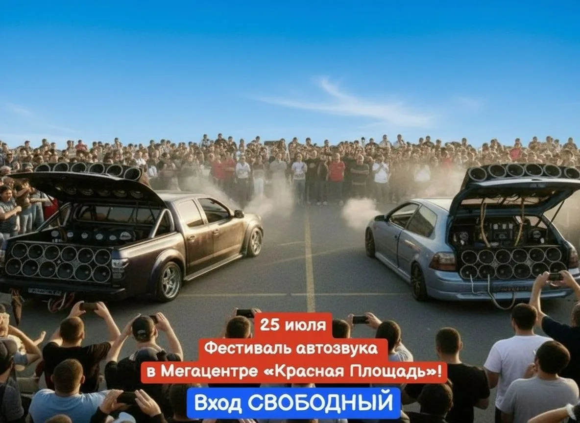 Фестиваль автозвука в Мегацентре «Красная Площадь»