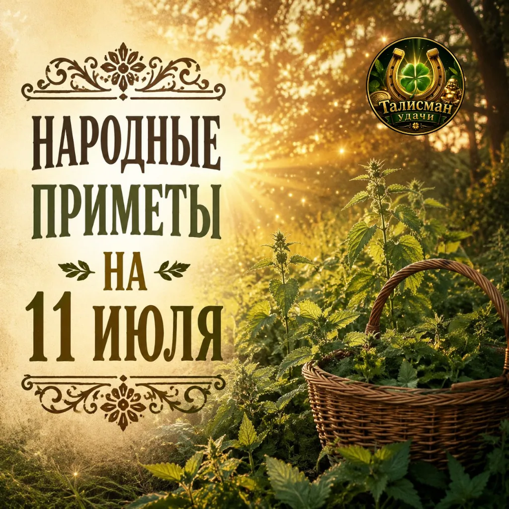 🍀 Народные приметы на 11 июля