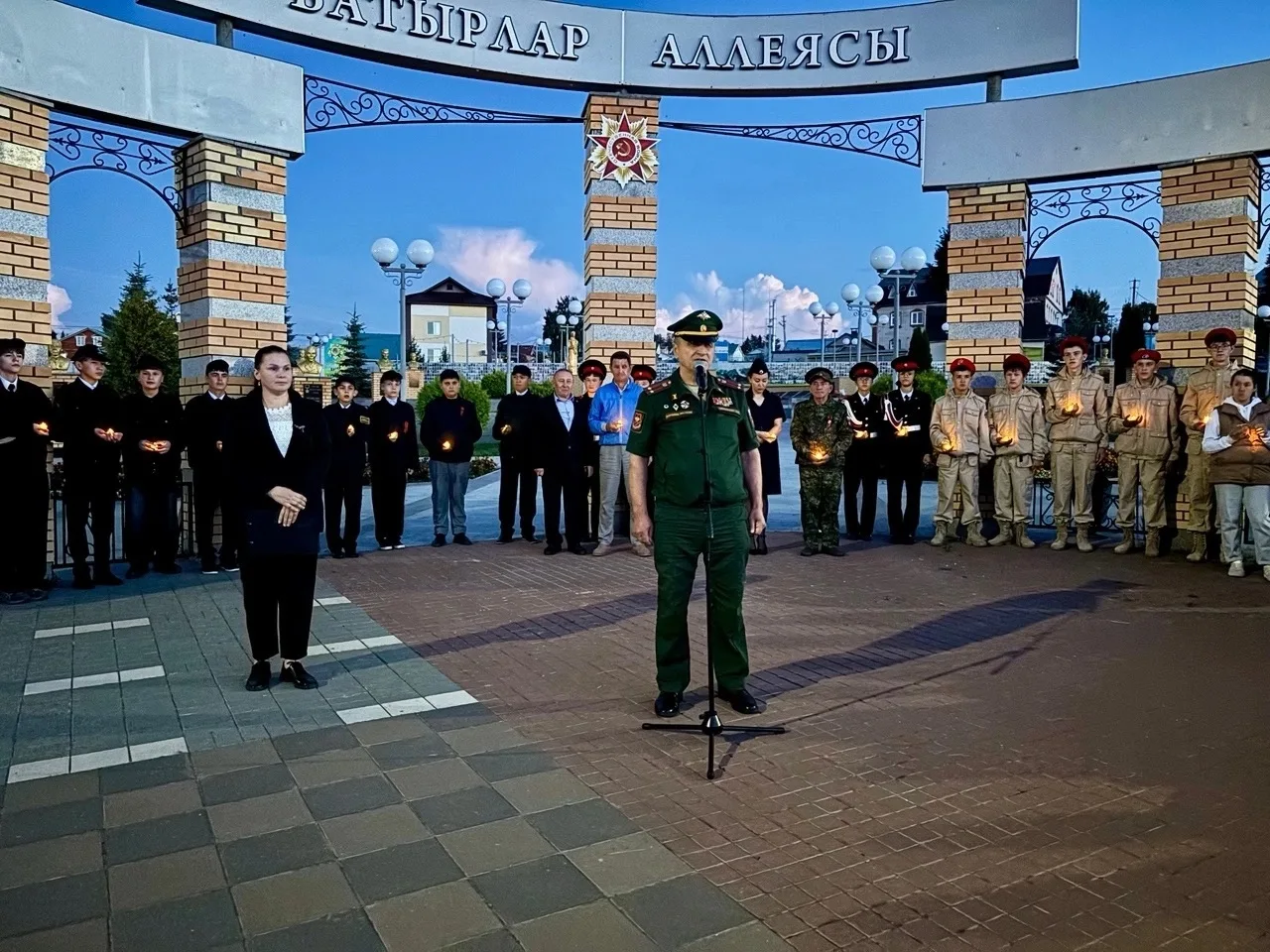 3 сентября, в День солидарности в борьбе с терроризмом, на Аллее героев состоялась акци...