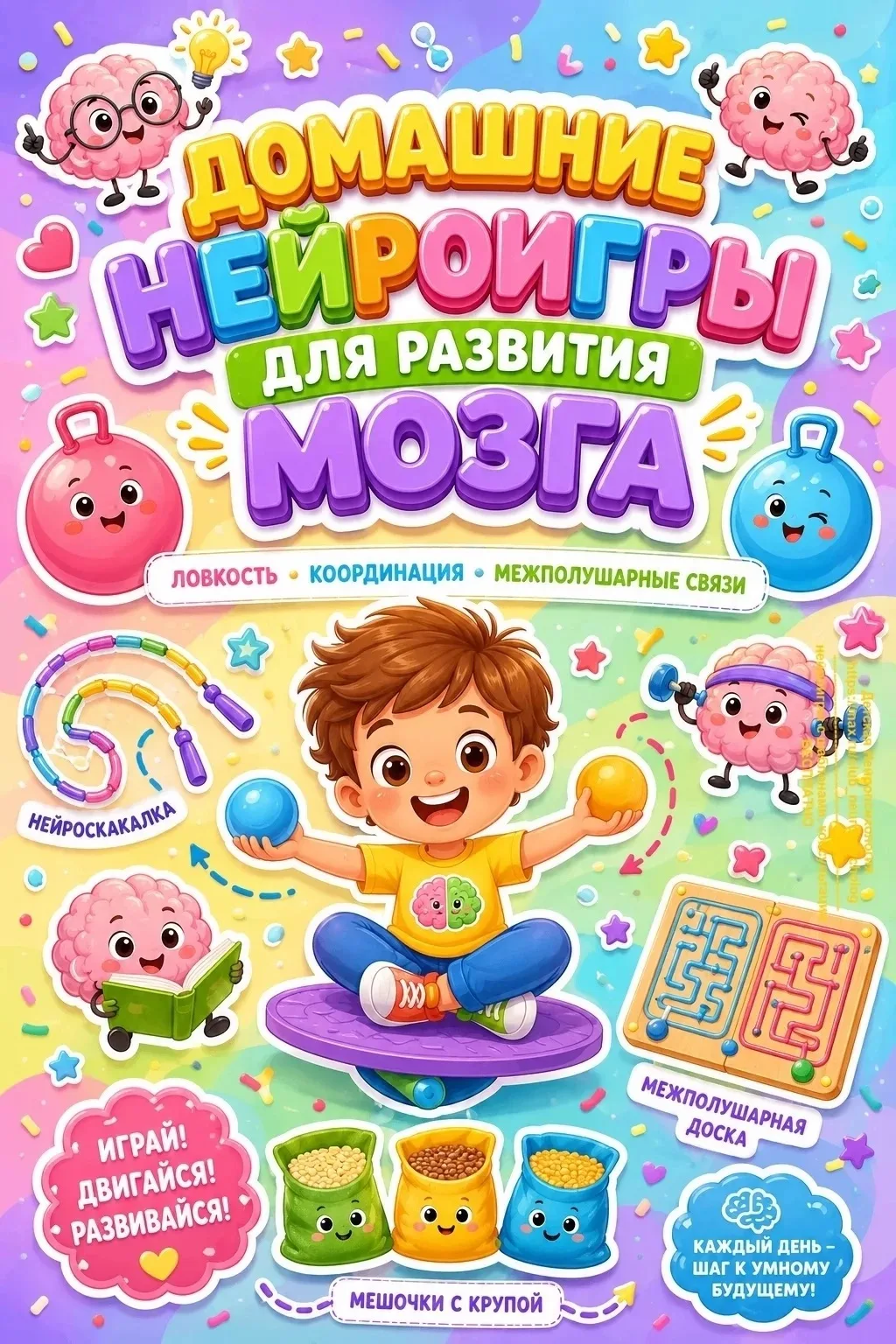 НЕЙРОИГРЫ ДЛЯ РАЗВИТИЯ МОЗГА 🧠Такие игры заставляют мозг одновременно управлять разными частями тел