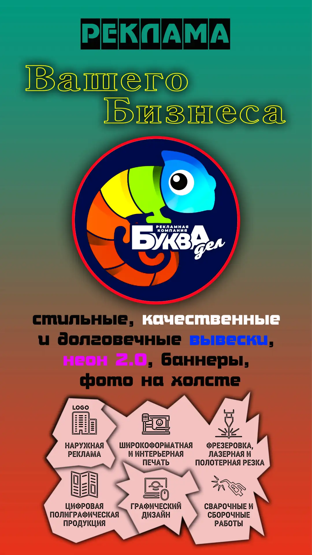 Вывеска — это не просто табличка. Это лицо вашего бизнеса, которое первым видит клиент. 💡