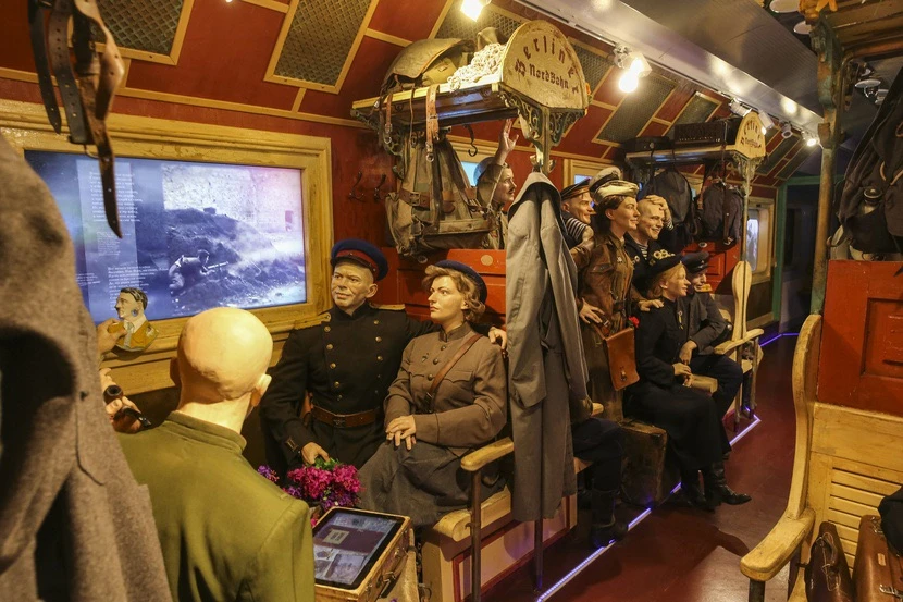 С 22 по 24 июля на железнодорожном вокзале Тюмени работал уникальный передвижной музей «Поезд Победы