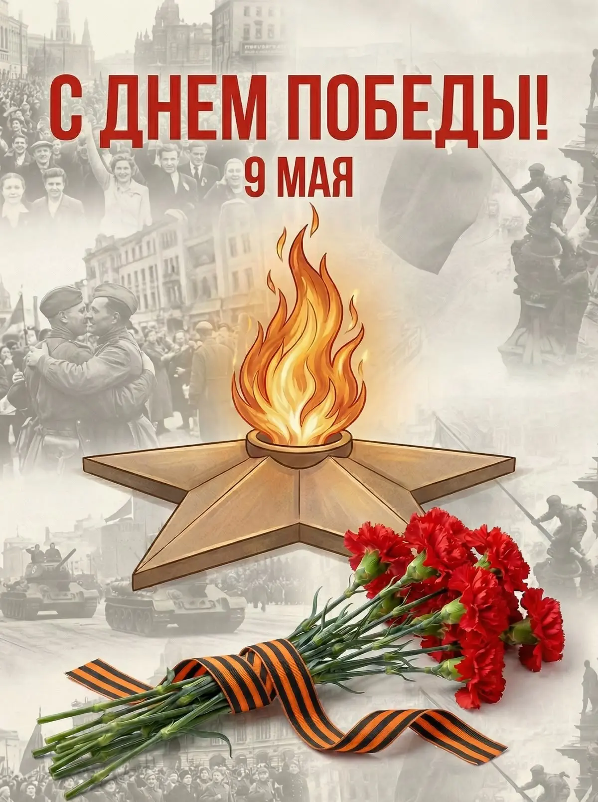 Дорогие гости, поздравляем вас с 9 Мая, с Днем Великой Победы! 🕊️