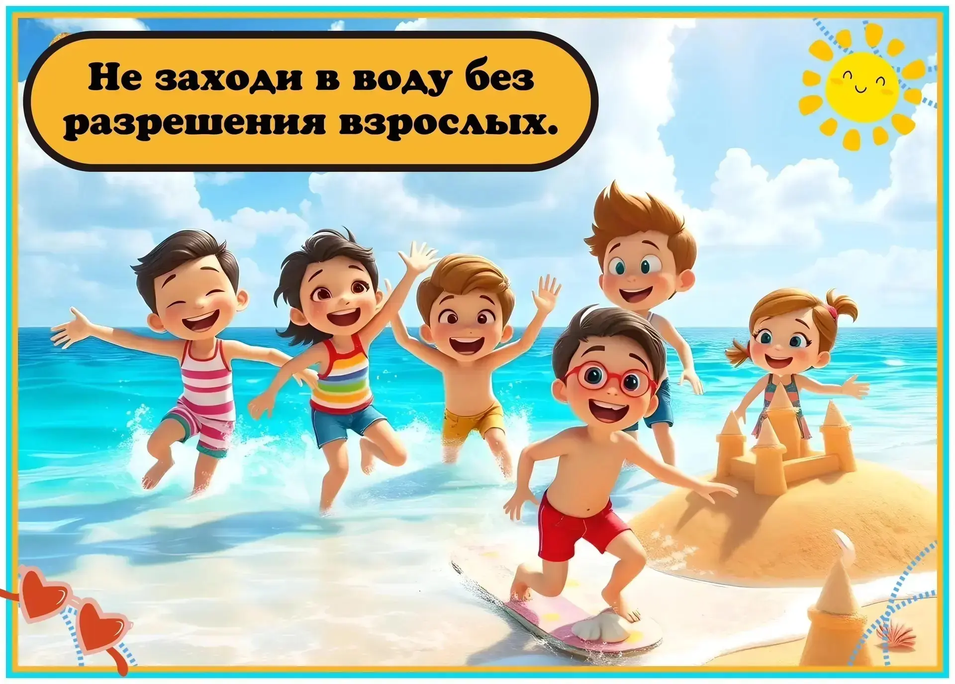 Лето, солнце, вода! 🌊 Как сделать отдых безопасным?

Купание — это весело и полезно, но только если