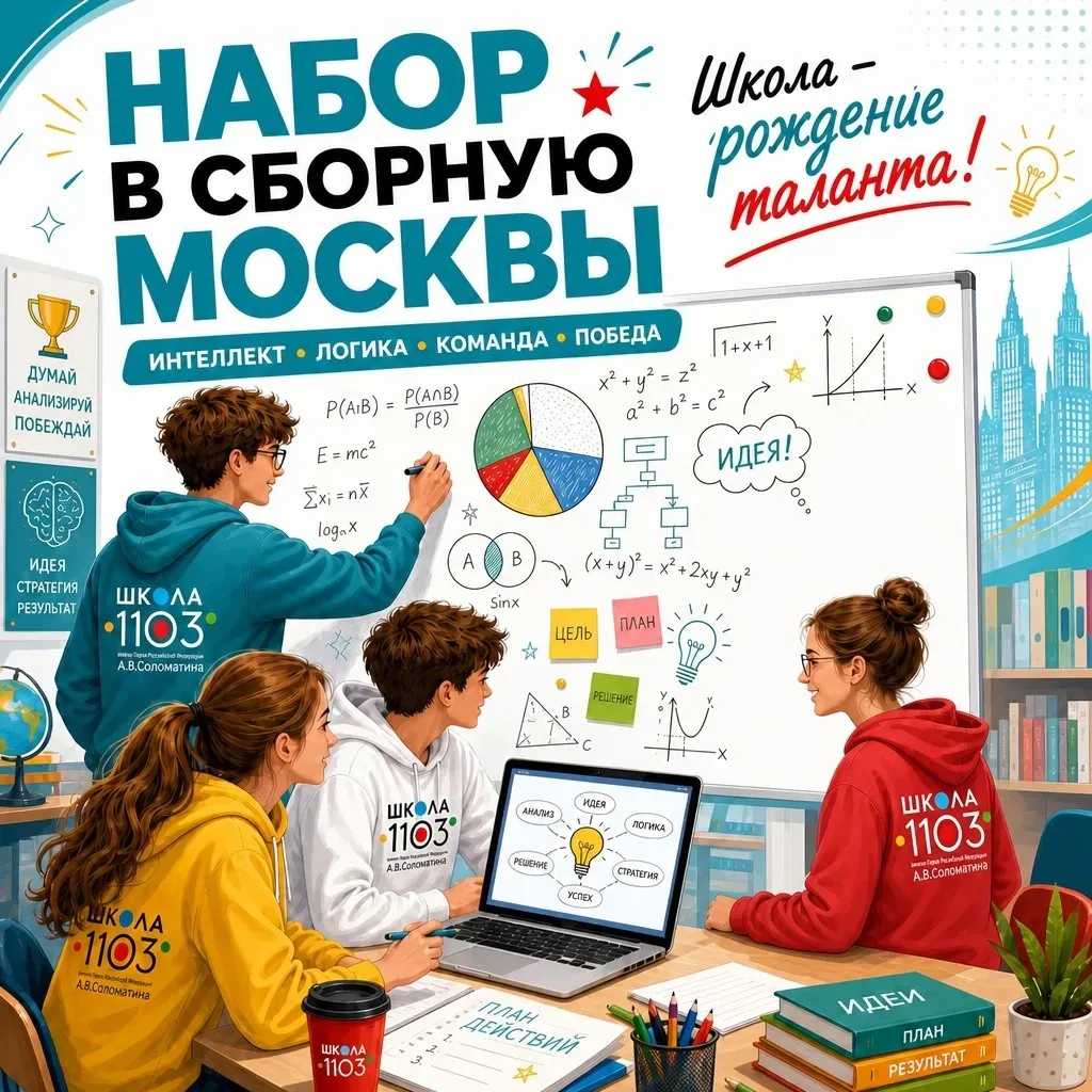 Открыт набор в сборную Москвы по подготовке к олимпиадам – 2026/2027 учебный год!