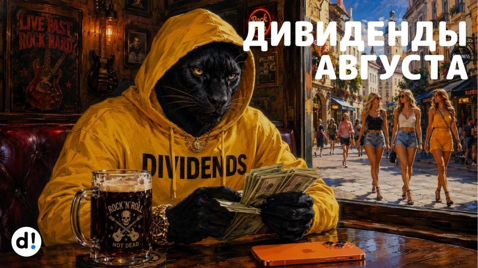 ⚡ Дивиденды августа 2026. Кто и сколько заплатит?

Продолжаем богатеть на дивидендах. Точнее на их о
