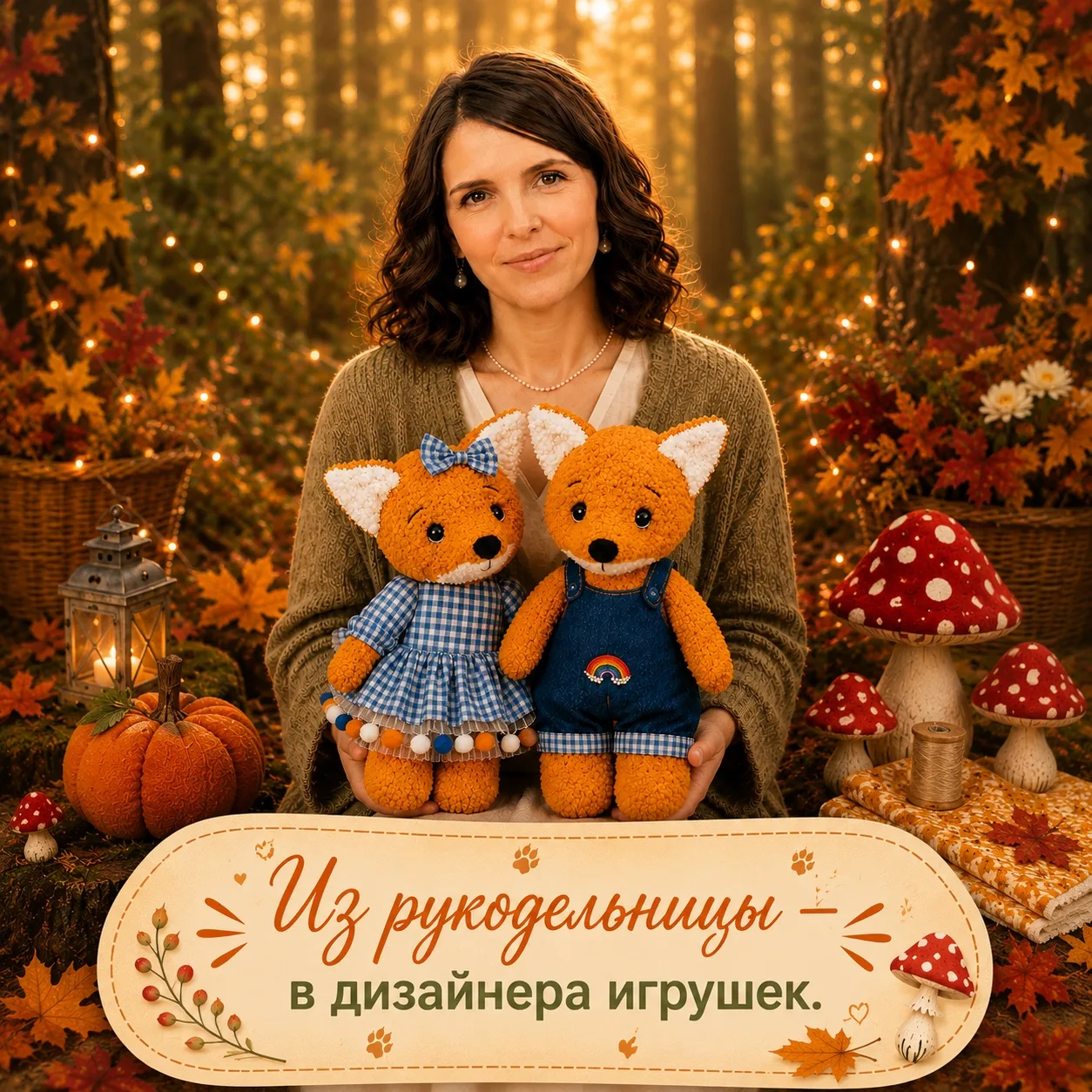 ИЗ РУКОДЕЛЬНИЦЫ — В ДИЗАЙНЕРА ИГРУШЕК: а почему бы и нет?