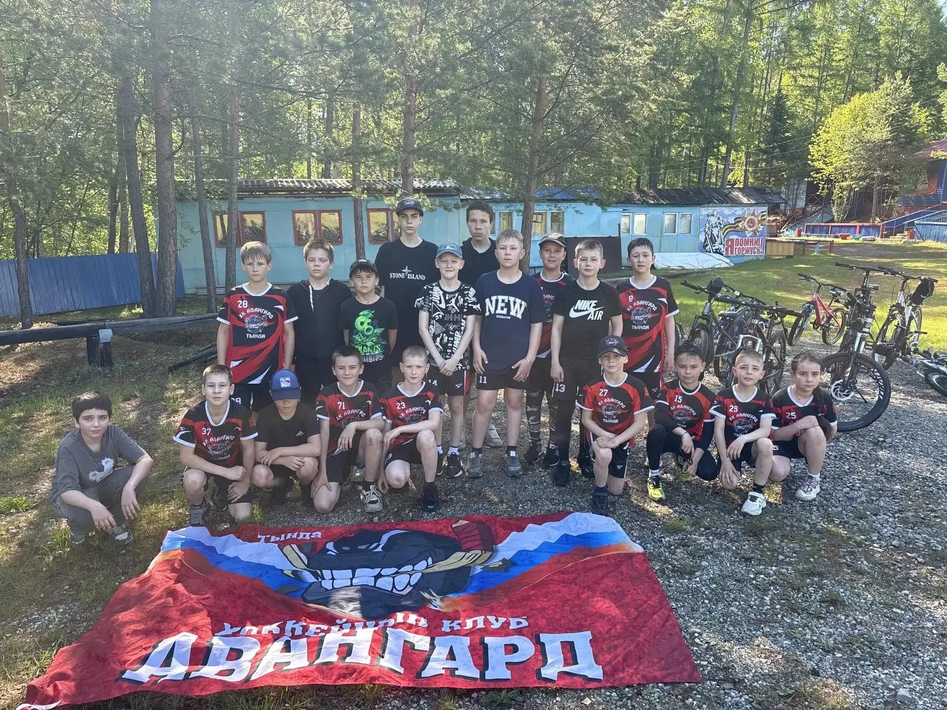 Велокросс в столице БАМа: юные хоккеисты "Авангарда" покоряют пересеченную местность!