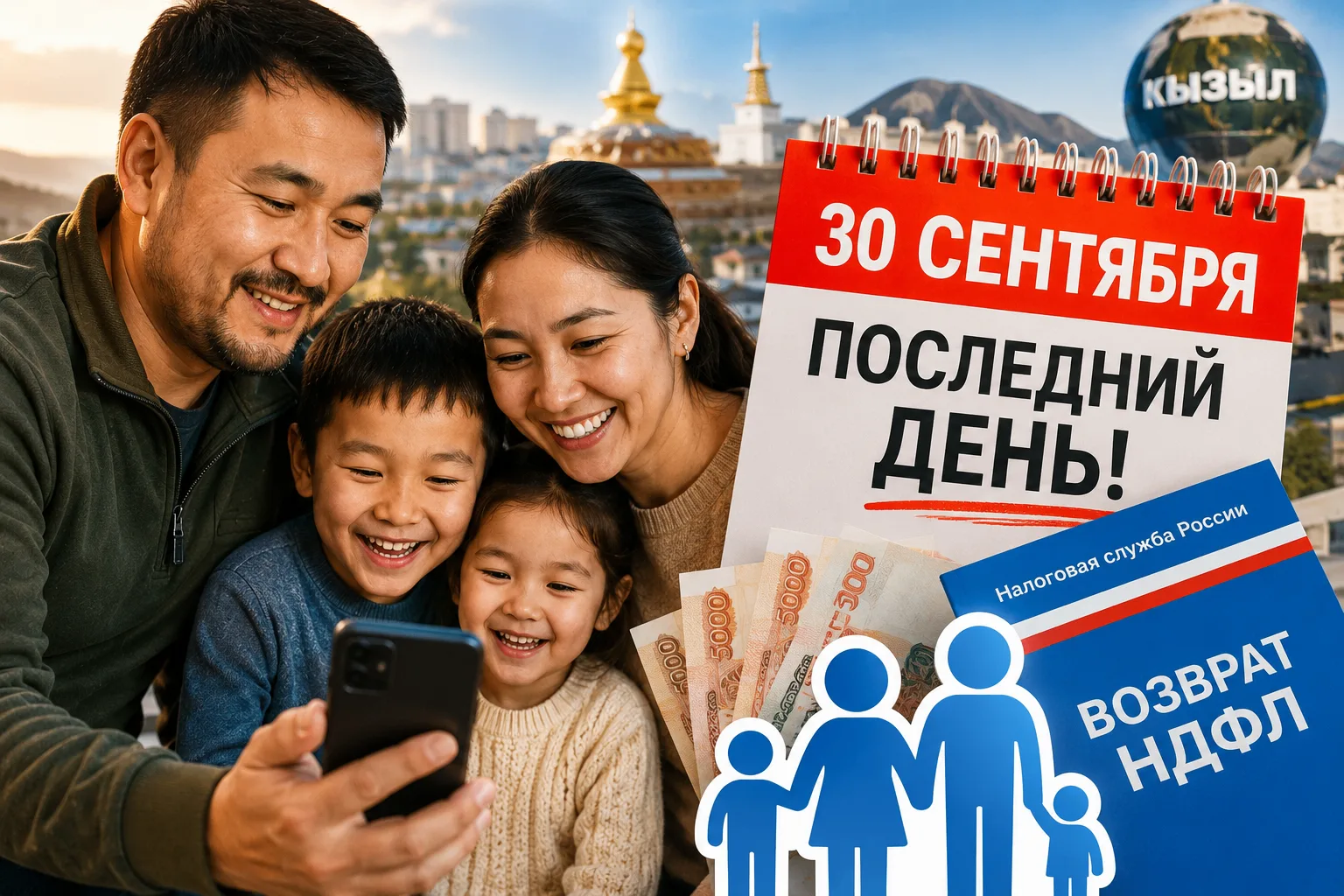 Работающим родителям Тувы могут вернуть часть НДФЛ: заявление принимают только до 30 се...