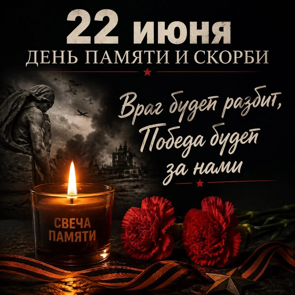 Маленькие ручки — большая память ❤️
Сегодня дети старшей группы возложили цветы к памятному знаку у 