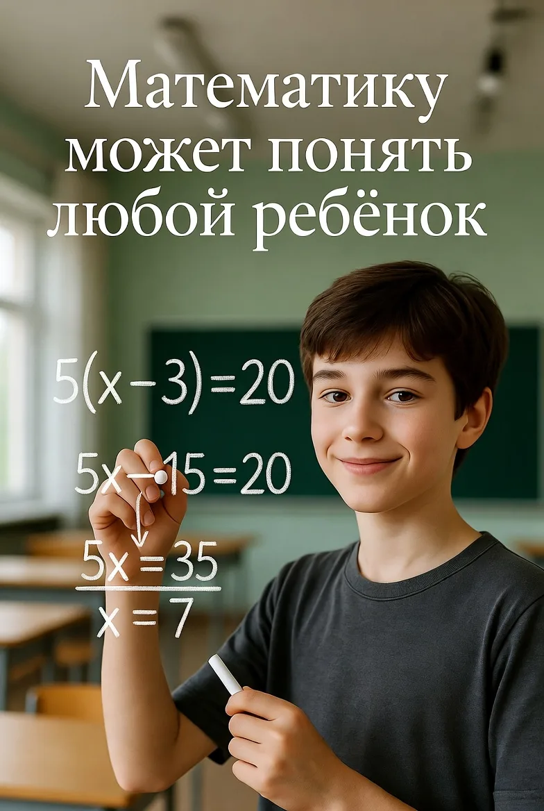 Математику может понять любой ребёнок