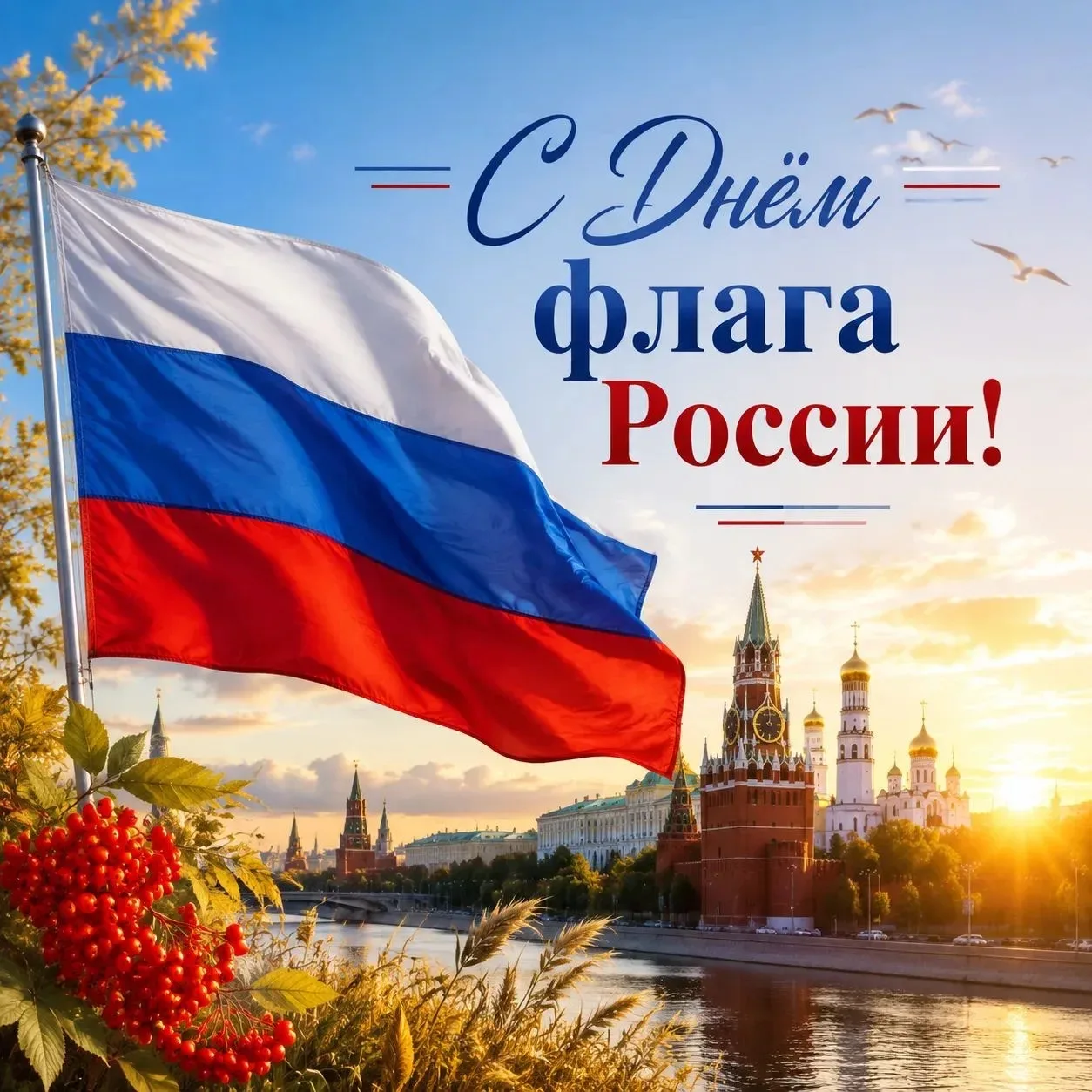 ✨ С Днём Государственного флага Российской Федерации! ✨🇷🇺