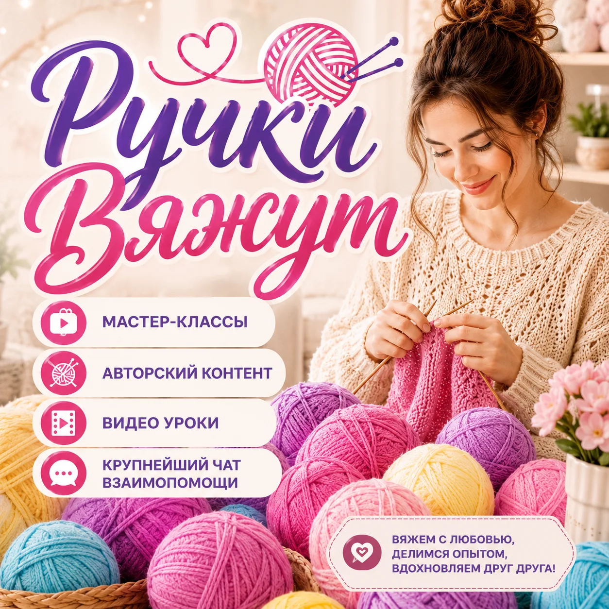 Вяжете или хотите научиться? 🧶