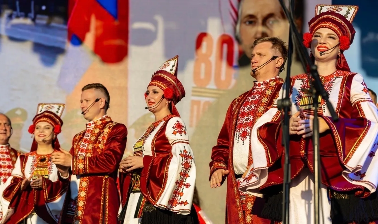 ⚓ Мордовский государственный ансамбль песни и танца "Умарина" принял участие в торжеств...