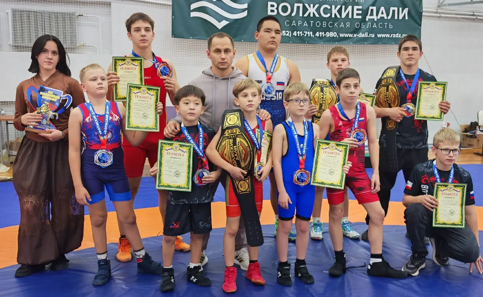 Спортсмены из Марксовского района завоевали 21 медаль на IV Турнире по греко-римской бо...