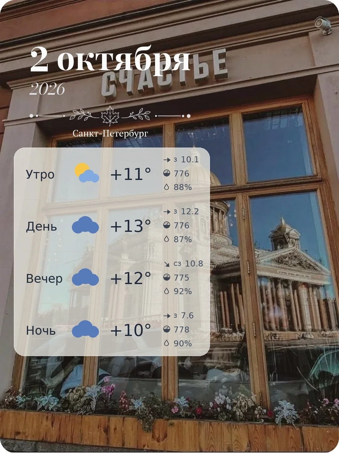 С добрым утром, Петербург!