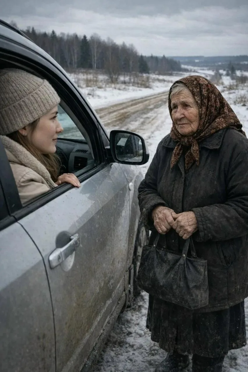 Она подвезла незнакомую старуху по пустой трассе в глушь. А через месяц в её дверь пост...