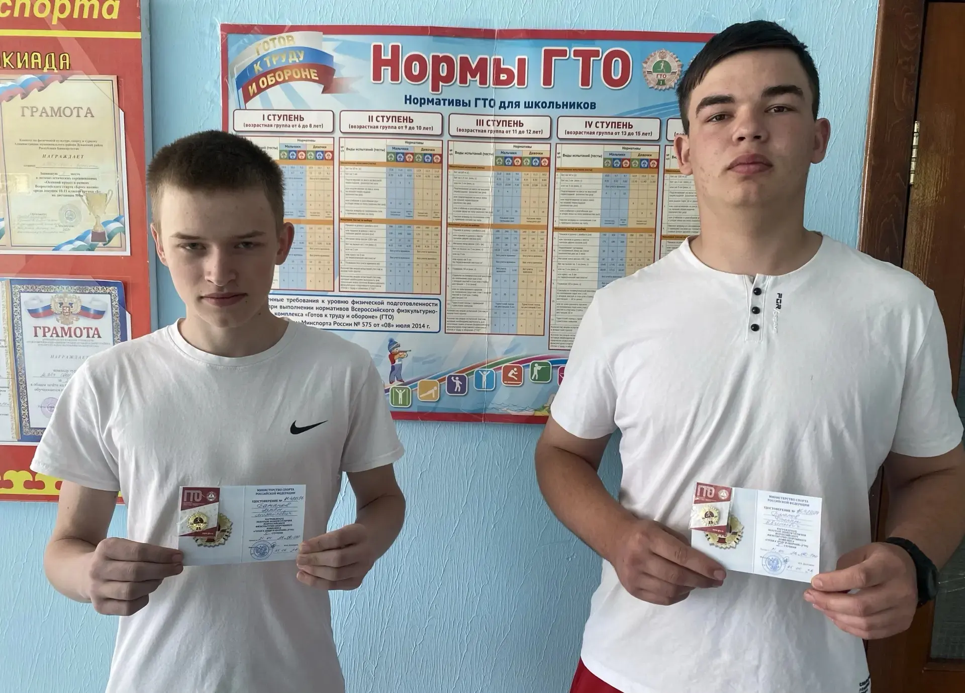 🌟 Гордость школы: наши учащиеся — обладатели золота ГТО!