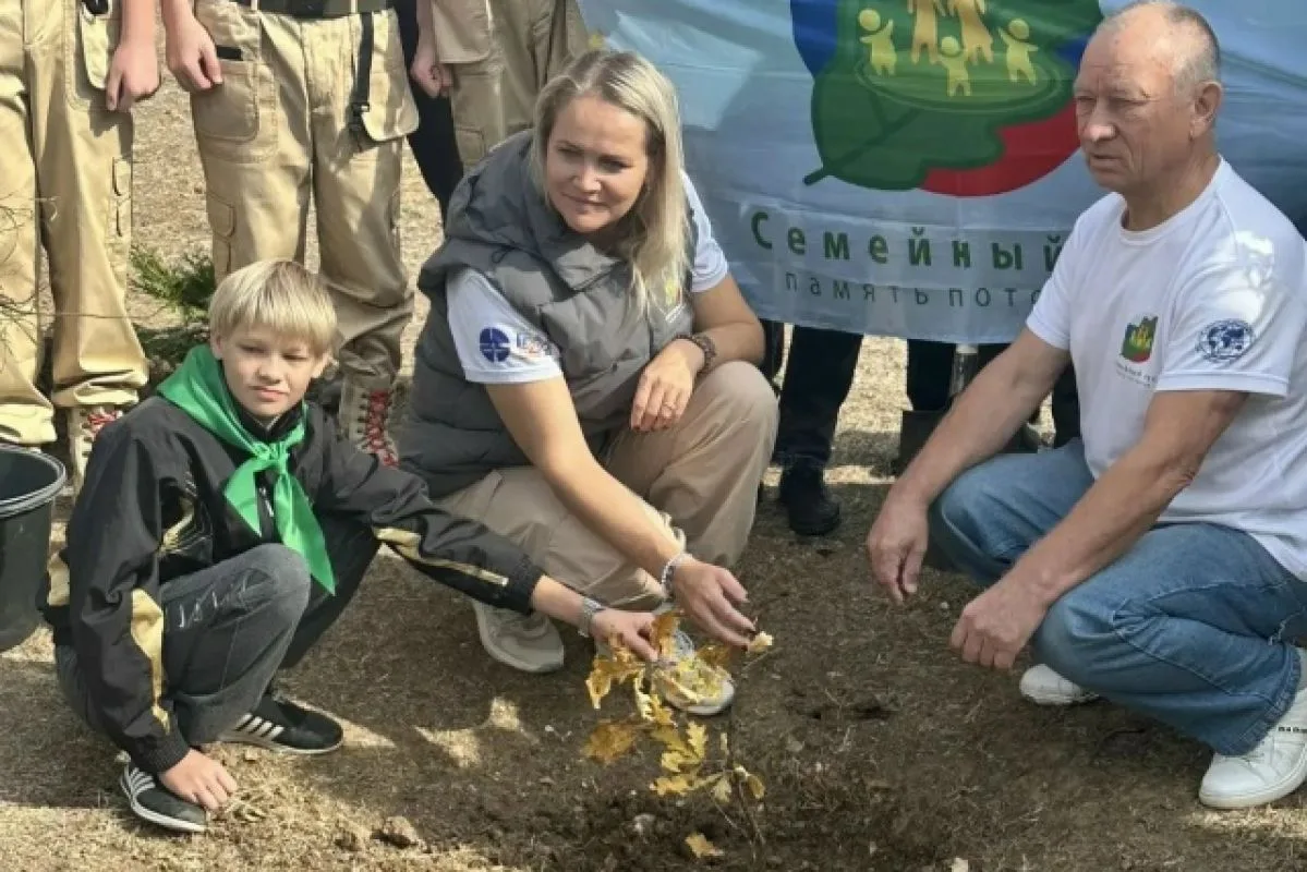 Всероссийская  эколого-просветительская акция «Семейный лес» объединила Чувашию и Калмыкию