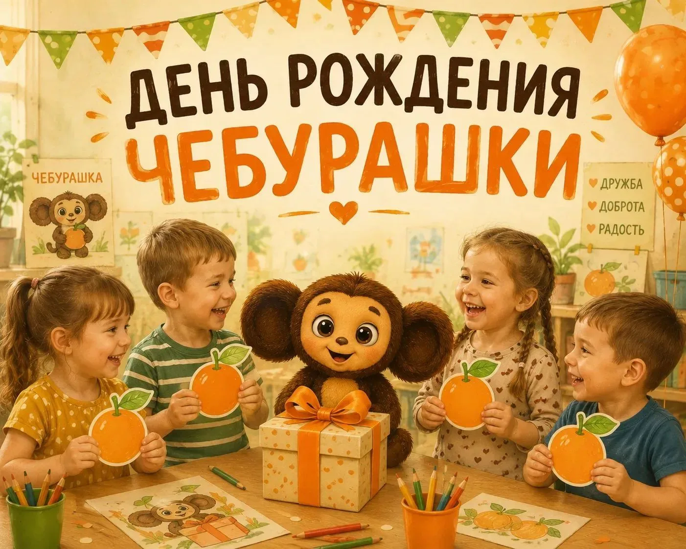 А вы знали, что 20 августа - день рождения Чебурашки?