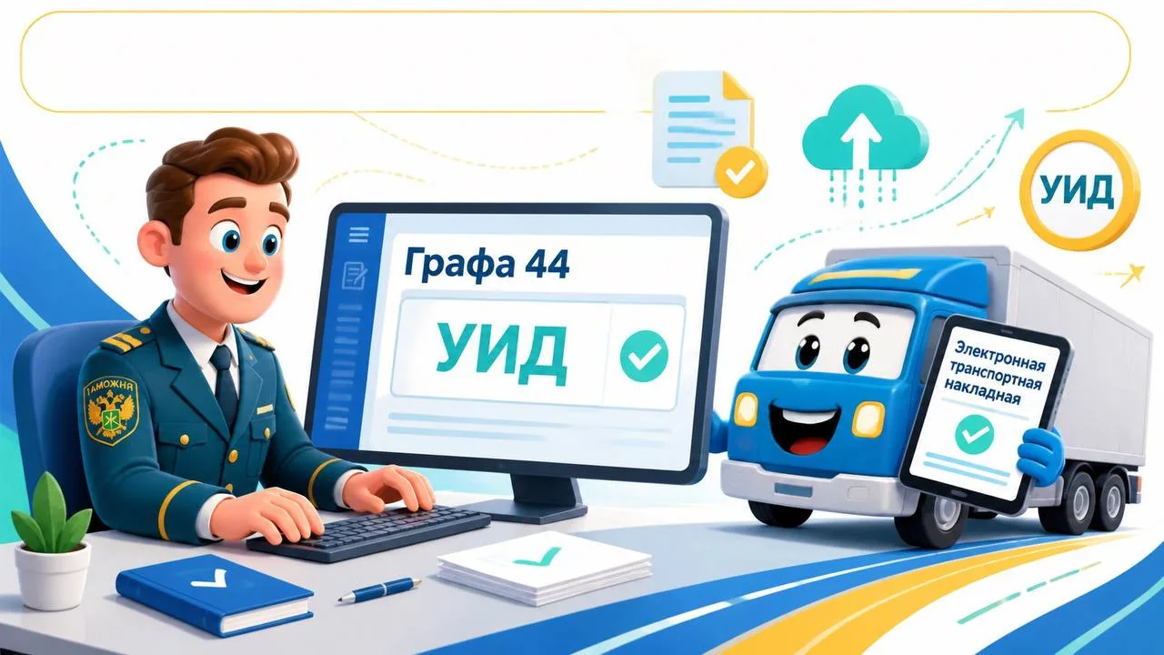 Как заполнить графу 44 ДТ при использовании электронной транспортной накладной