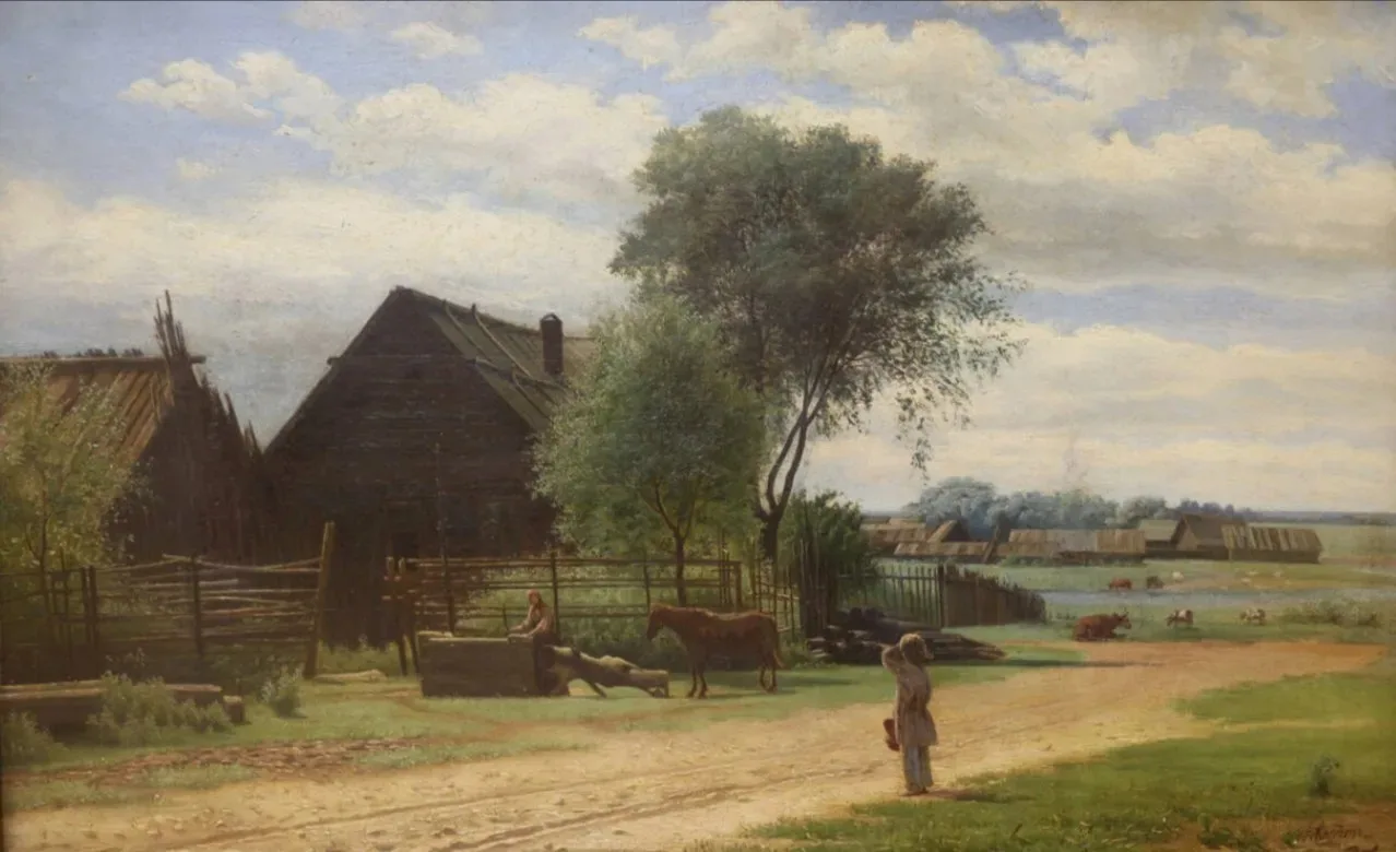 "Русская деревня", 1867