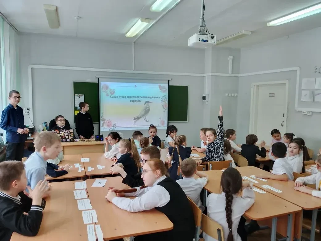 В нашей школе прошли увлекательные мероприятия, приуроченные к Дню птиц. В рамках празд...