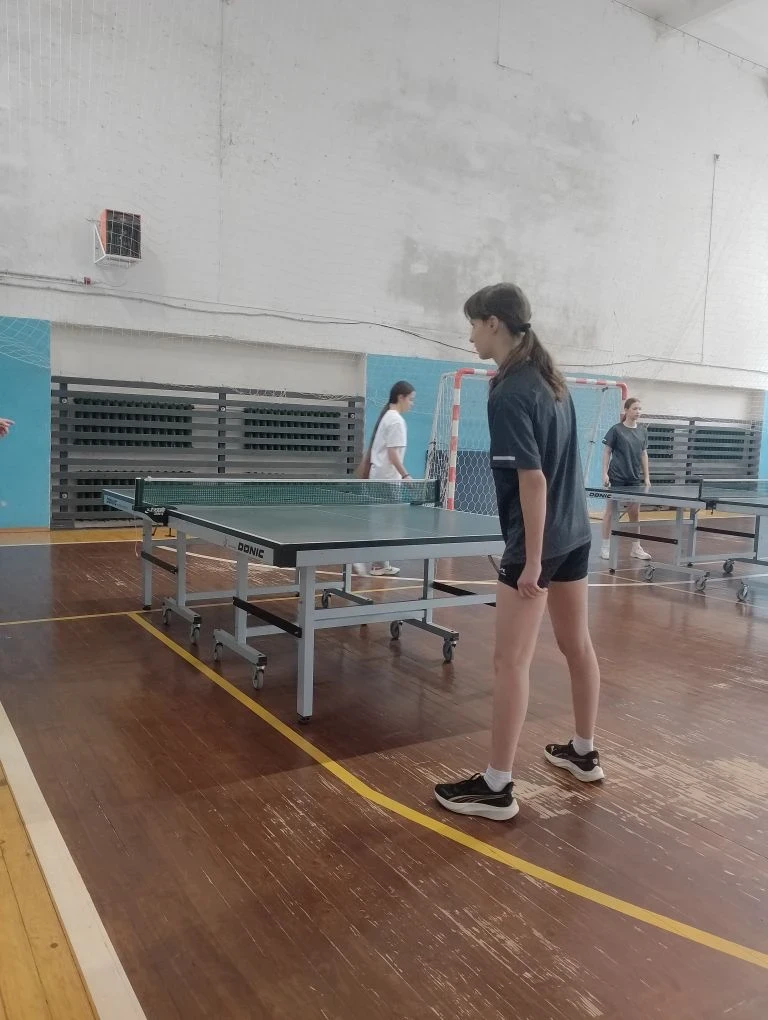 🏓 Борьба за мячом, победа — за характером! 💪✨  На этапе «Президентских спортивных игр» прошли напряж
