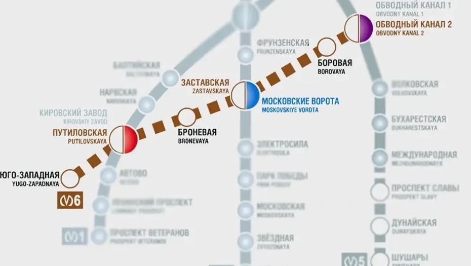 Ⓜ️ В Петербурге готовят к открытию сразу четыре новые станции метро - «Броневая», «Заставская», «Бор