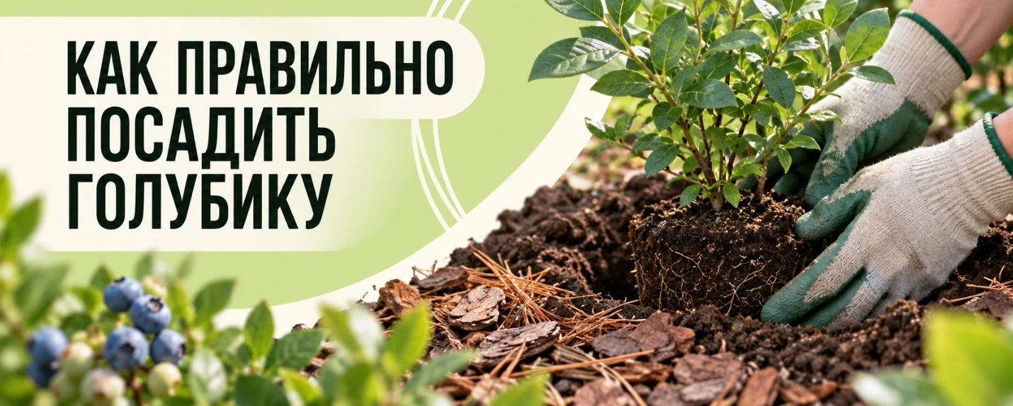 🌱 Как посадить голубику правильно