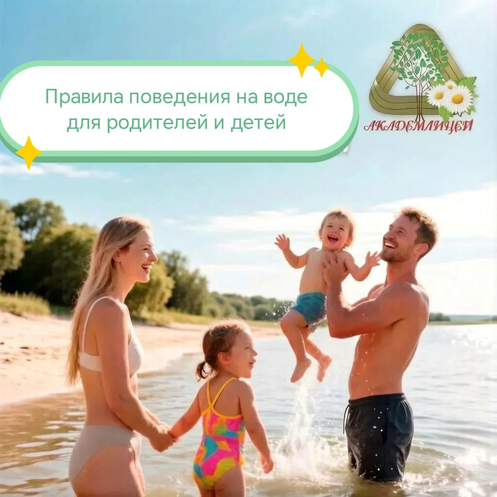 Правила поведения на воде для детей