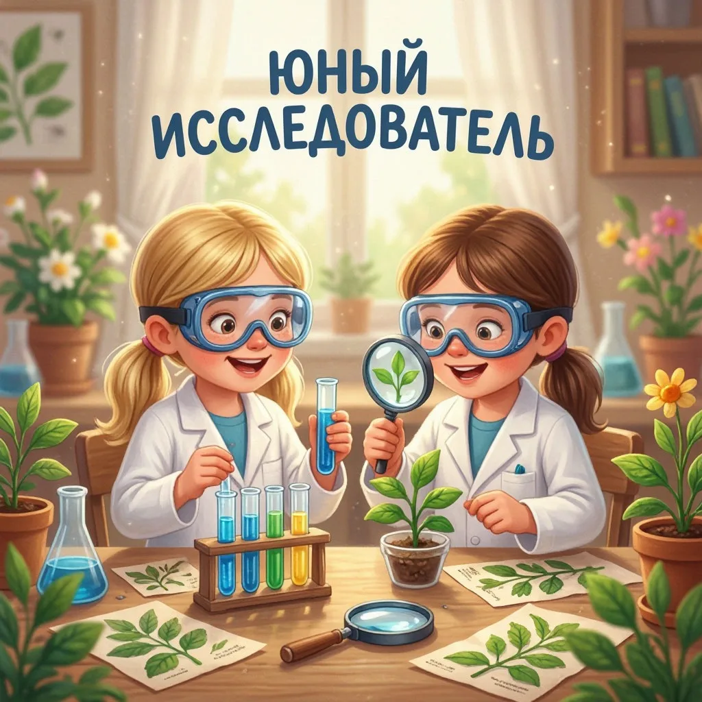 Приглашаем детей 7-11 лет в объединение «Юный исследователь»! ✨🧪