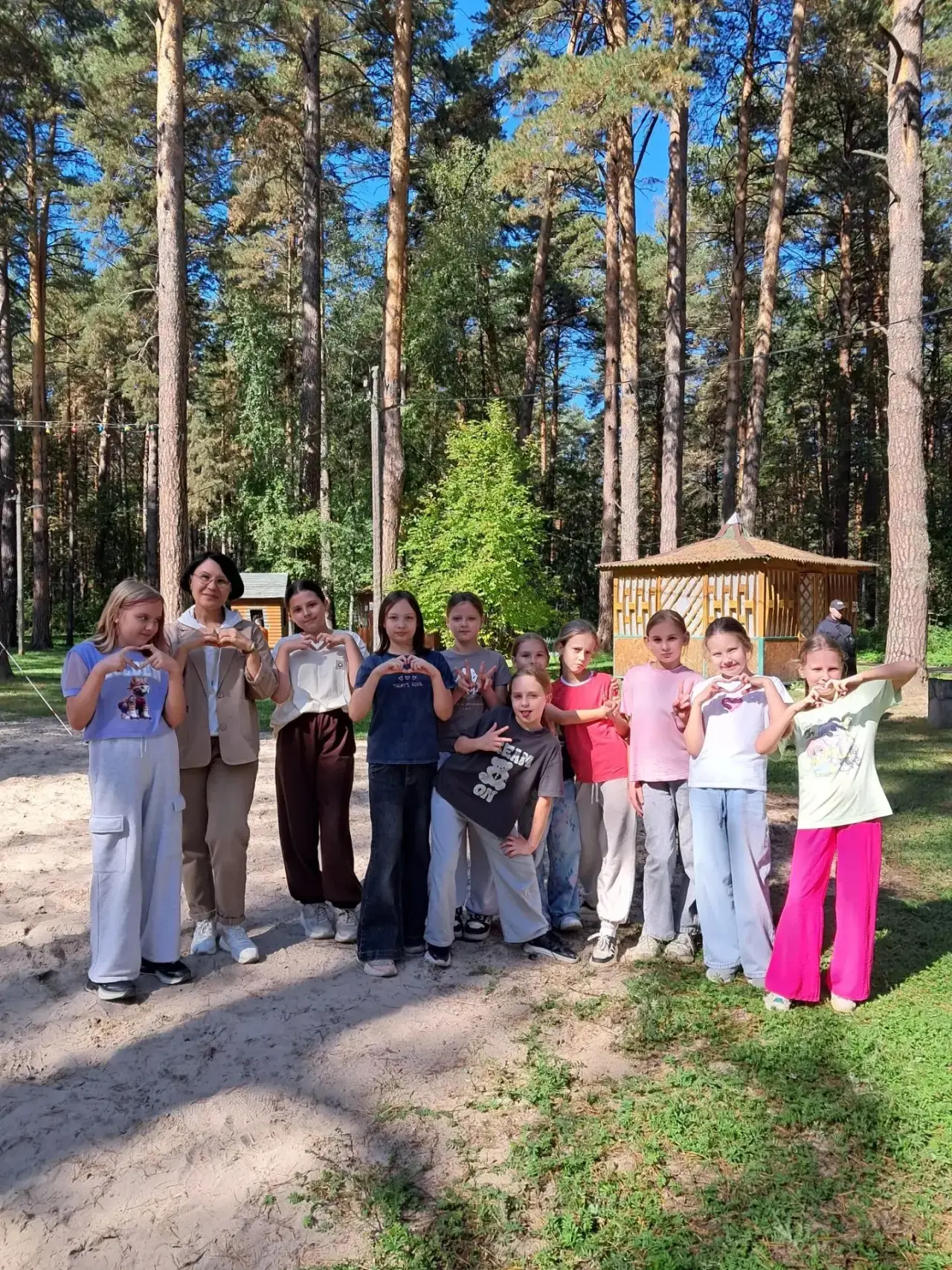 Активные выходные 4 «Д»: природа, волейбол и пицца!