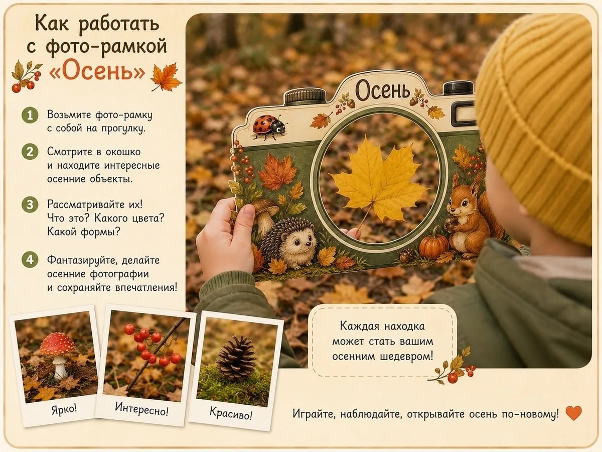 Интересная идея для прогулок в парке с малышами 🤗🍂