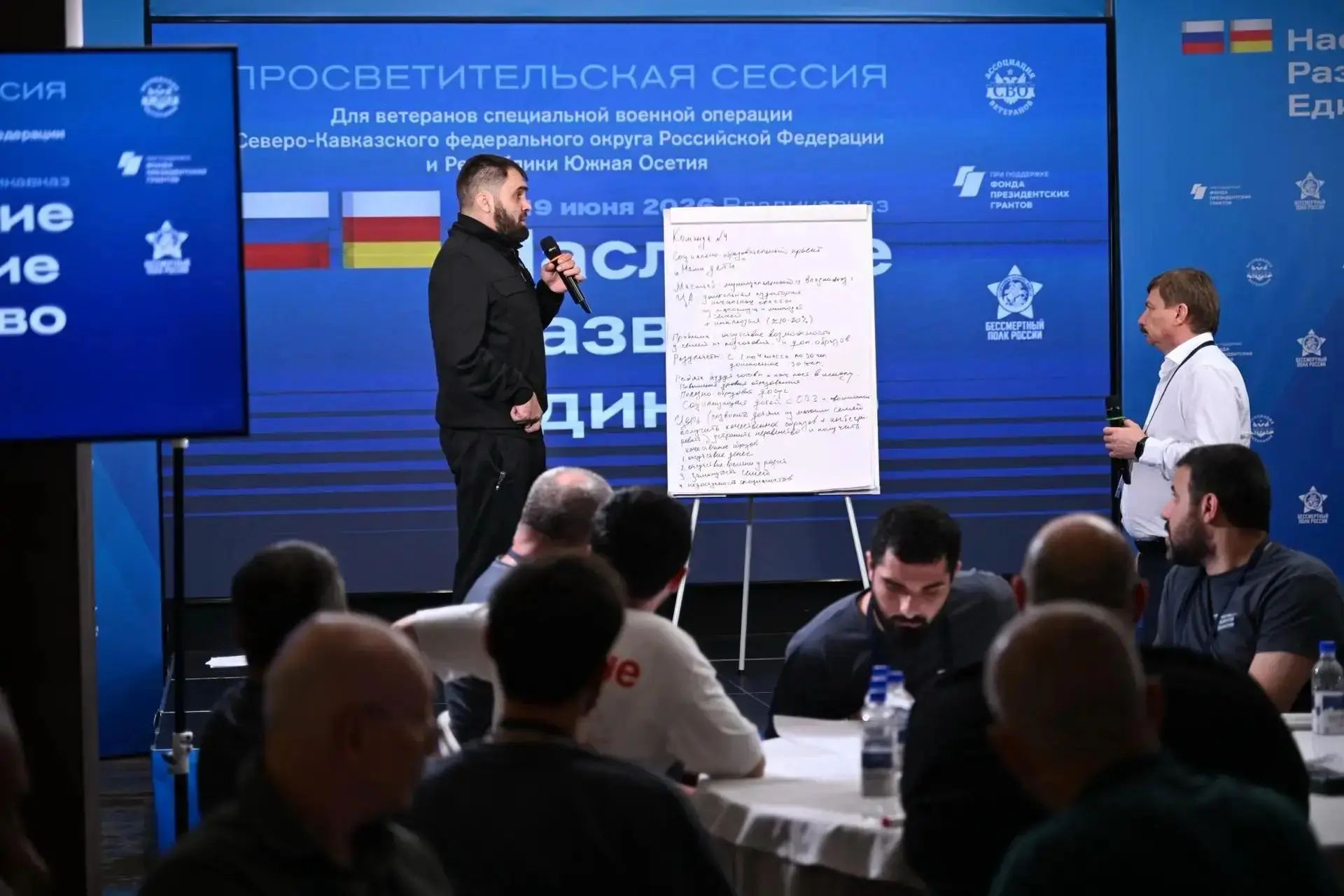Деловая игра «От идеи до проекта» прошла в ходе просветительской сессии «Наследие. Развитие. Единств