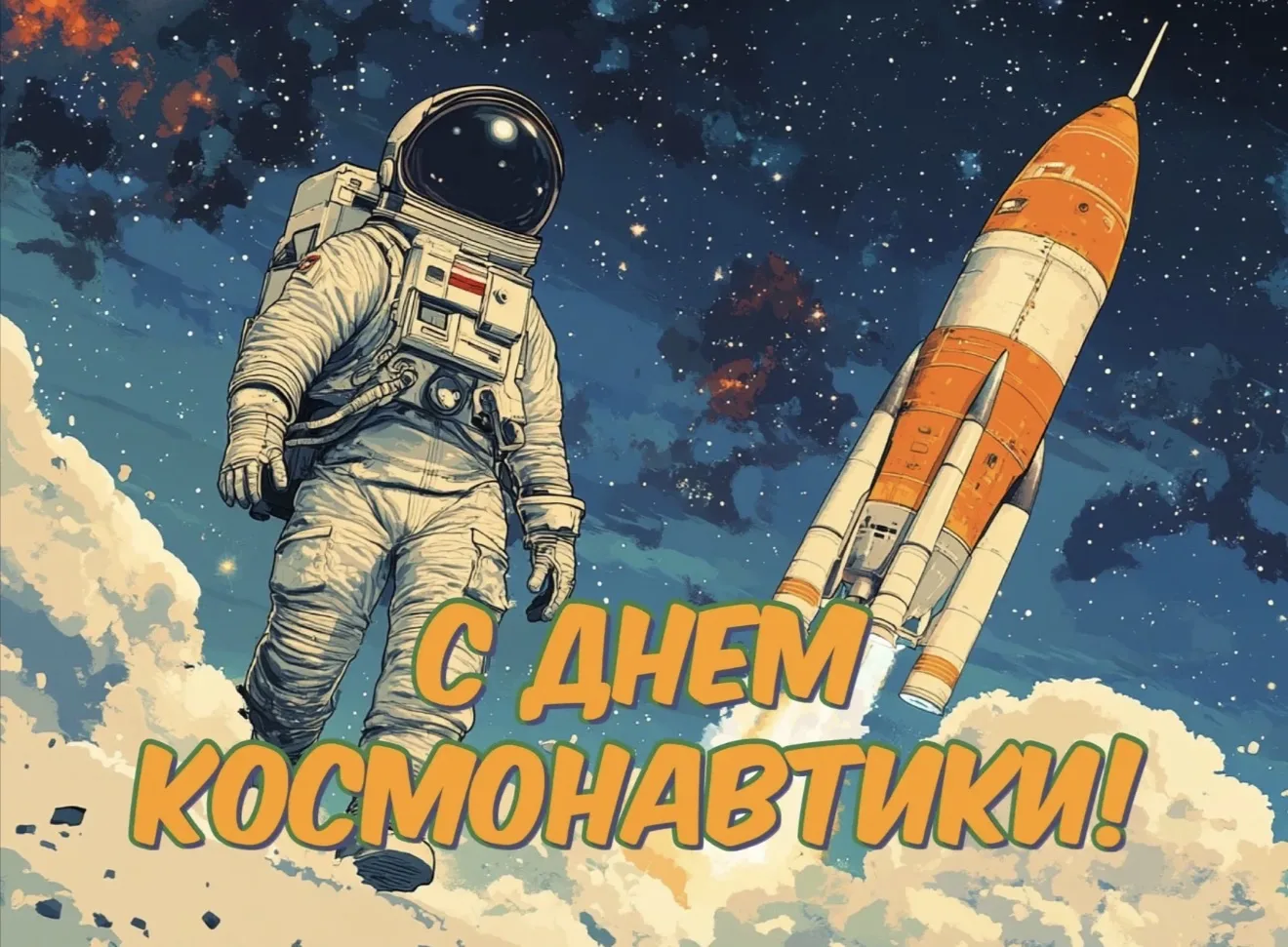 🚀✨ Сегодня, 12 апреля, мы отмечаем День космонавтики! ✨🚀