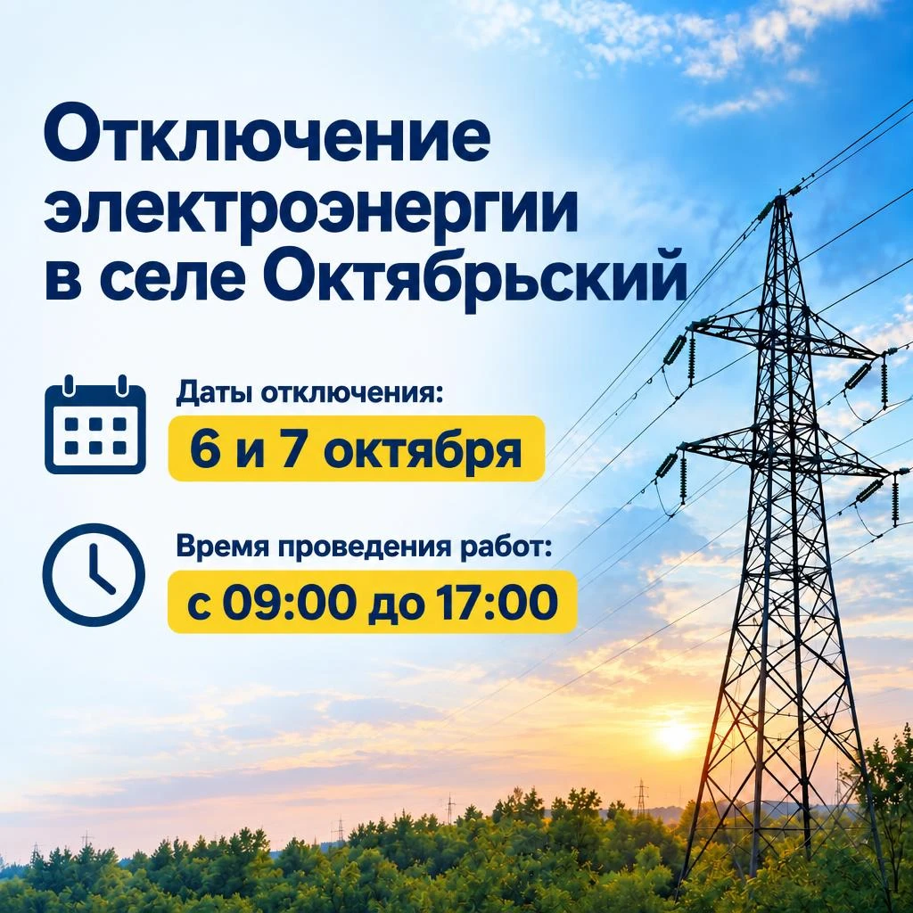 Уважаемые жители села Октябрьский!