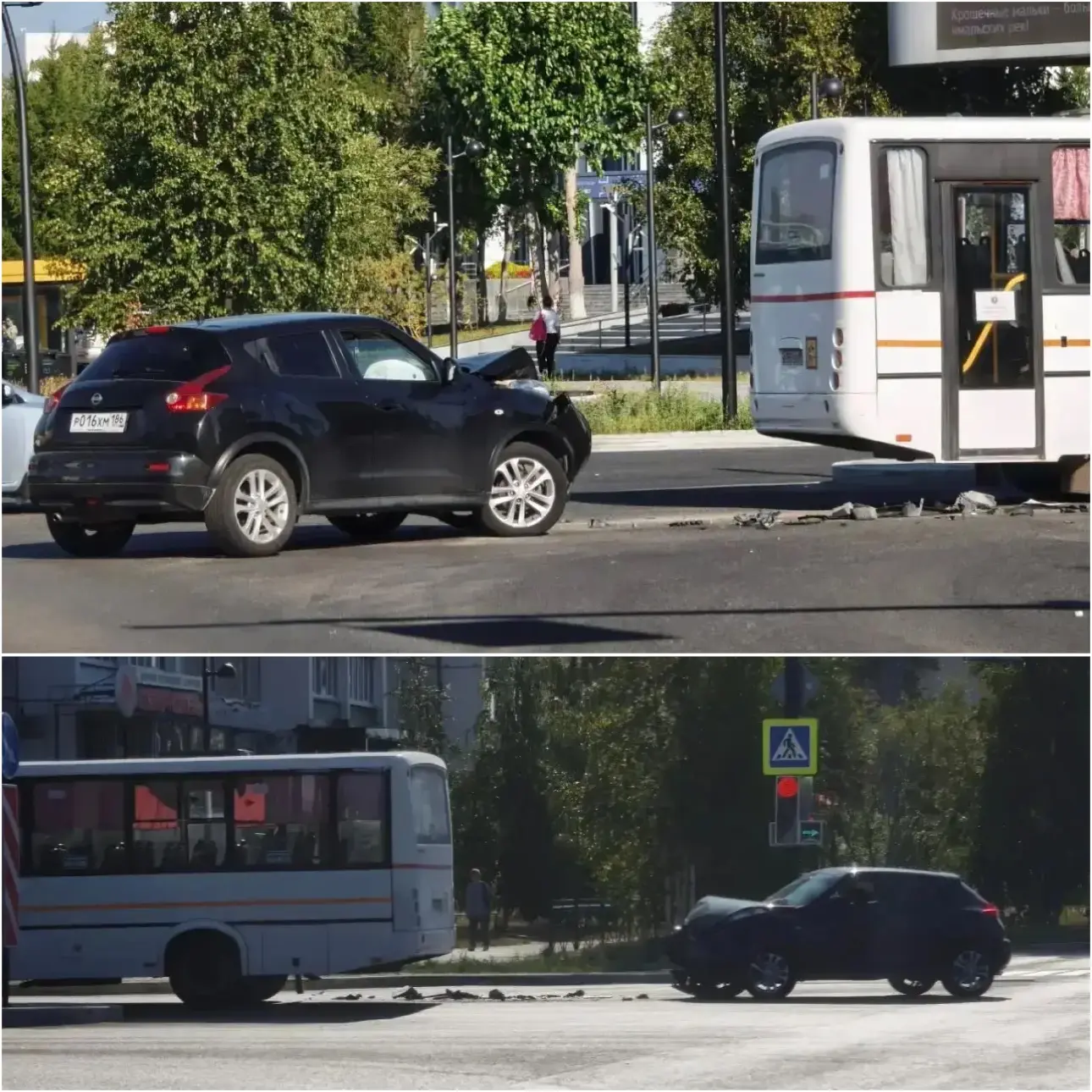 🚔 ДТП на перекрестке Советская – Ленина