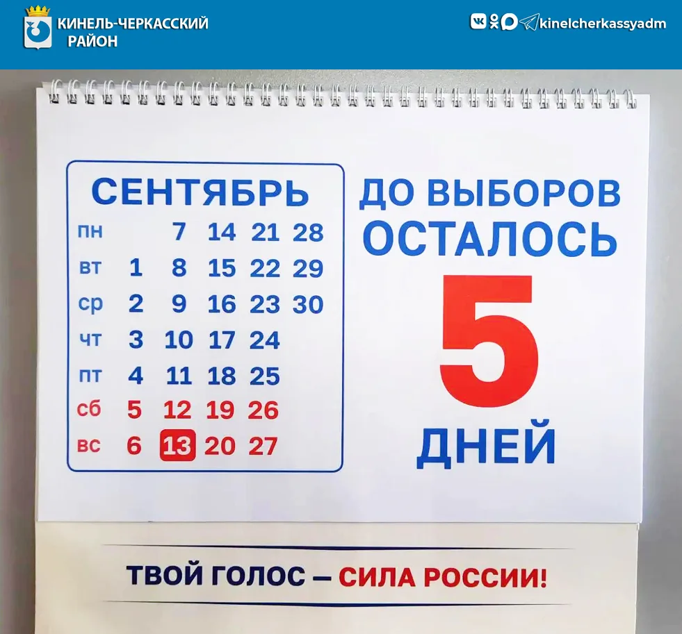 До выборов осталось меньше недели!