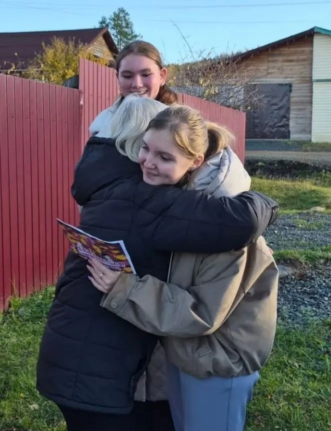 Активисты профсоюза Богучанской средней школы №3 и школьного совета лидеров в преддвери...