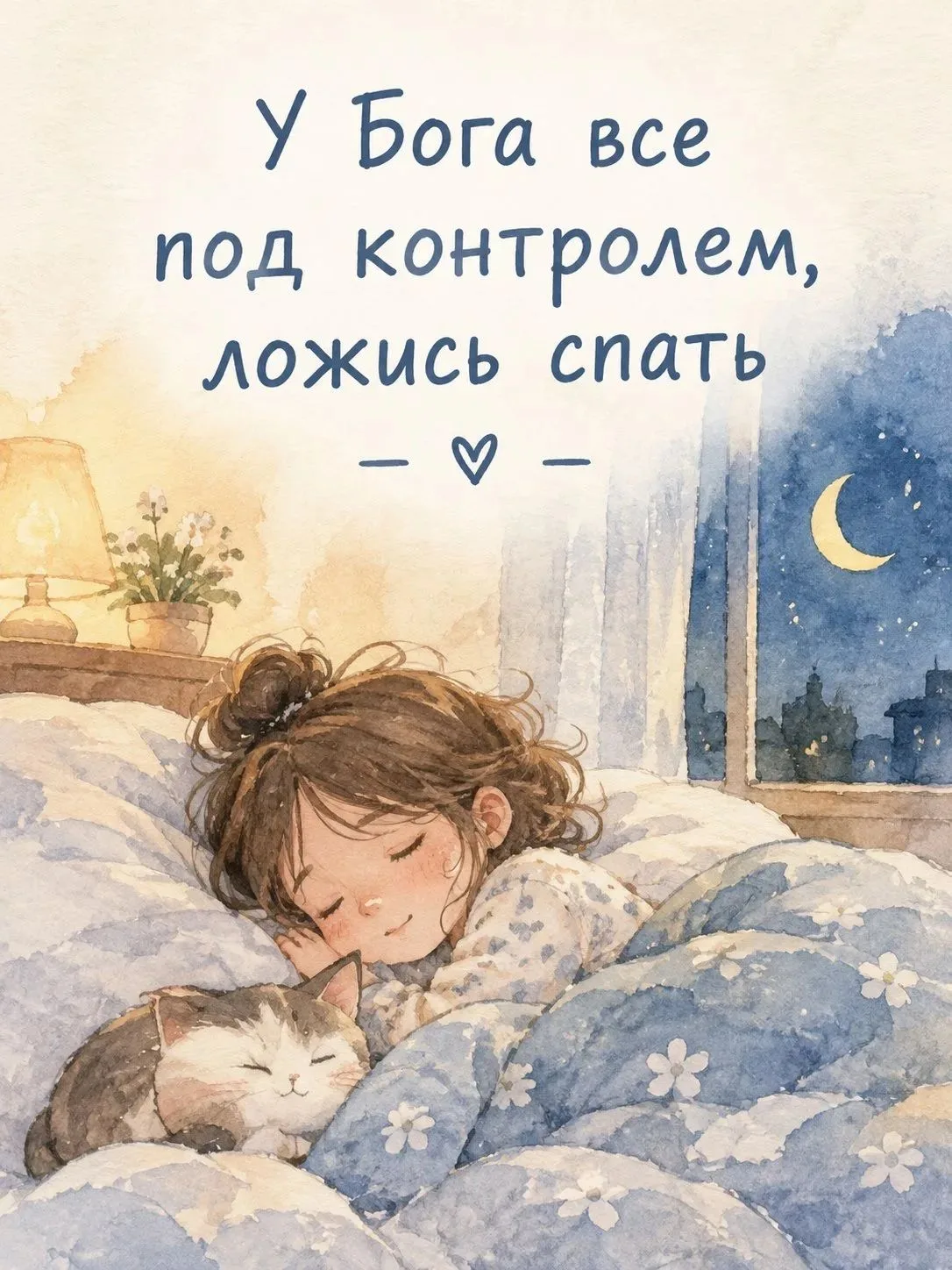Спокойной и мирной ночи, мои хорошие! 😴🌙
