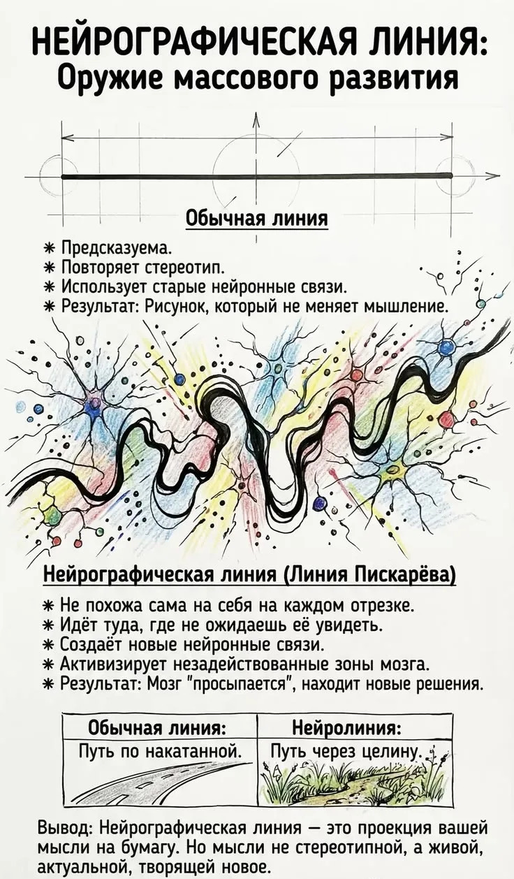 Нейрографика  это не магия, это тотальная осознанность 🧠✍️