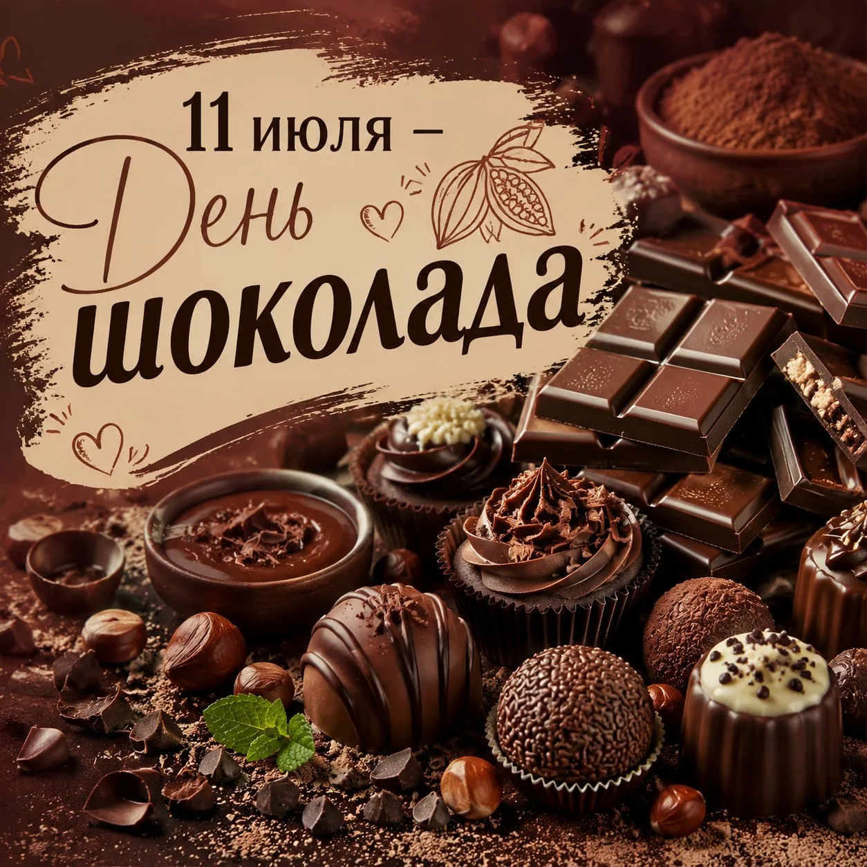 🍫Сладкоежки, внимание! В честь Дня шоколада объявляем мозговой штурм! 

Подробности в нашем паблике
