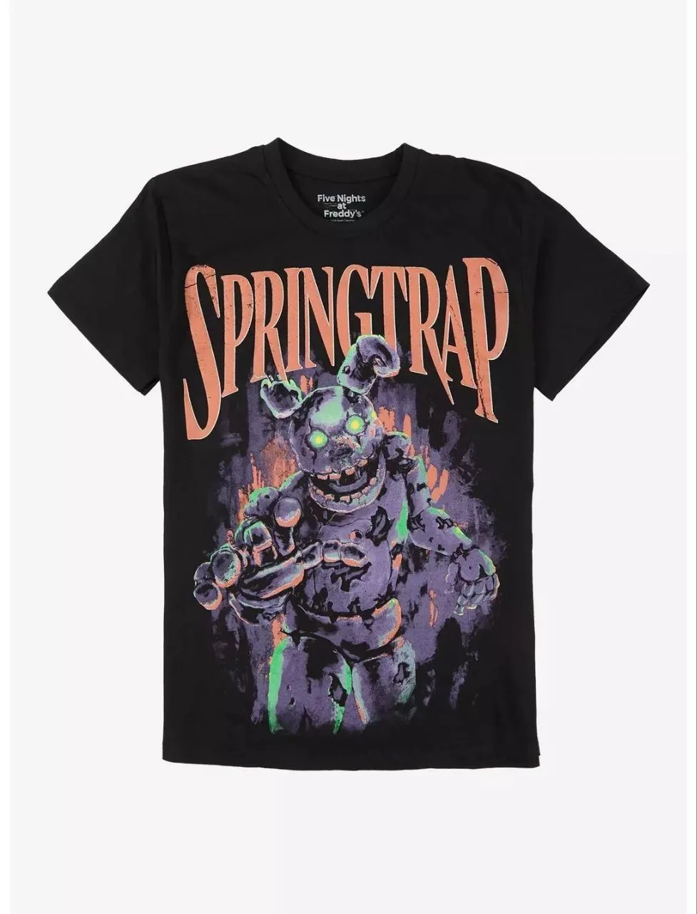 На сайте Hot Topic заметили новую футболку со Спрингтрапом из FNaF.