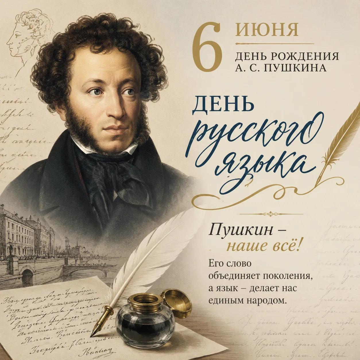 День русского языка: Праздник великой культуры и богатого наследия
6 июня, в день рождения великого 
