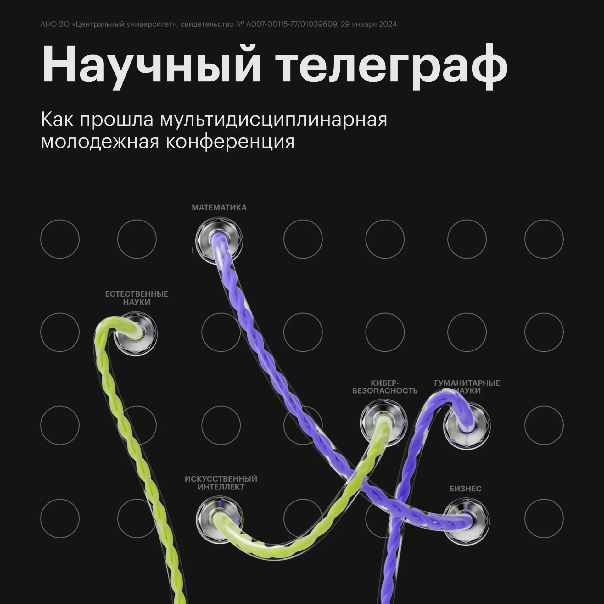 Вам телеграмма из центра науки ЦУ