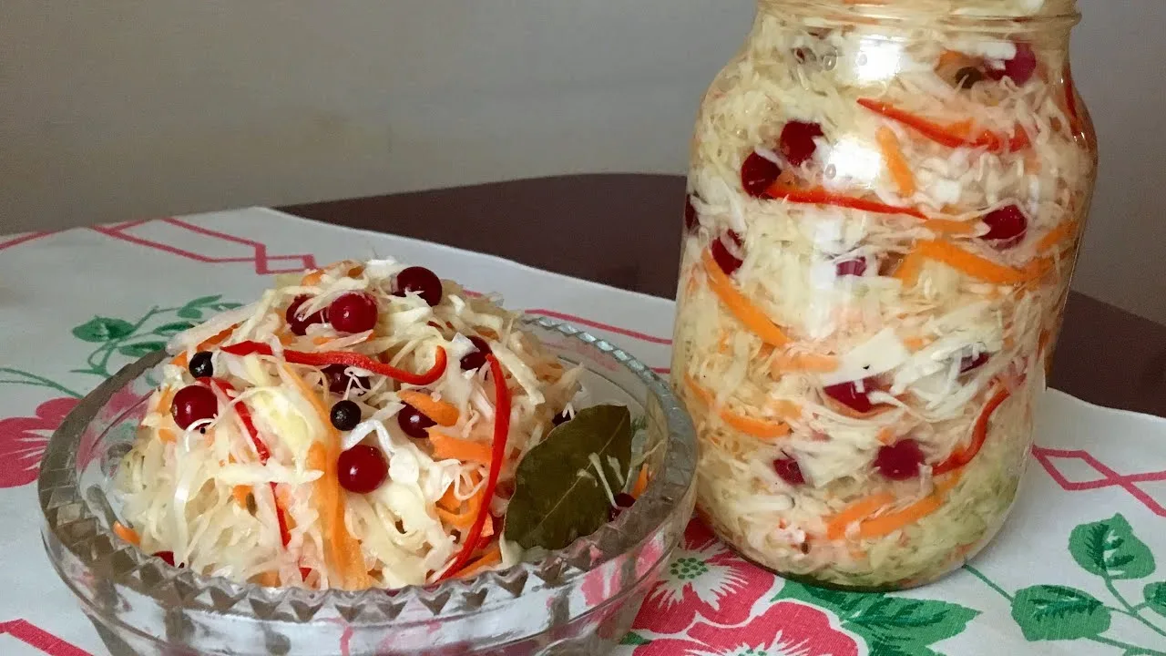 Рецепт капусты с клюквой